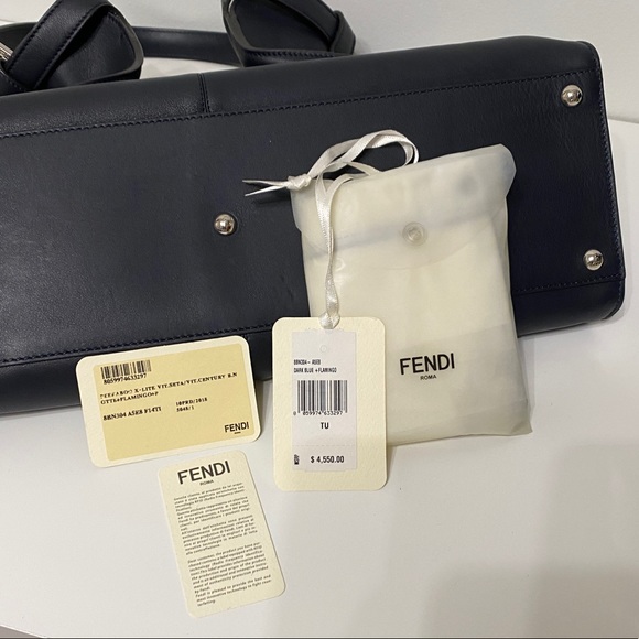 ‼️SOLD OUT ‼️AUTHENTIC! FENDI Peekaboo Shoulder Bag Leather - Picture 8 of 11